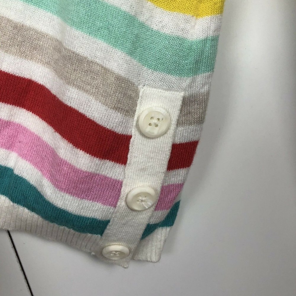 Talbots Multi Color Stripe Long Sleeve Sweater - image 3
